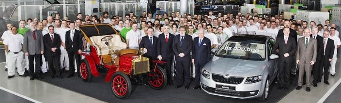 Škoda produce el vehículo 15 millones